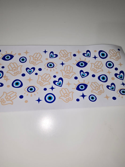 Evil eye and hearts