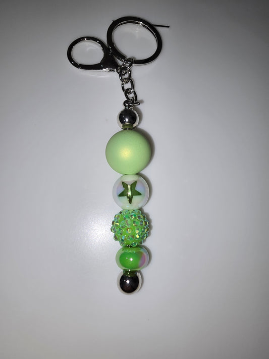 Green Star Keychain