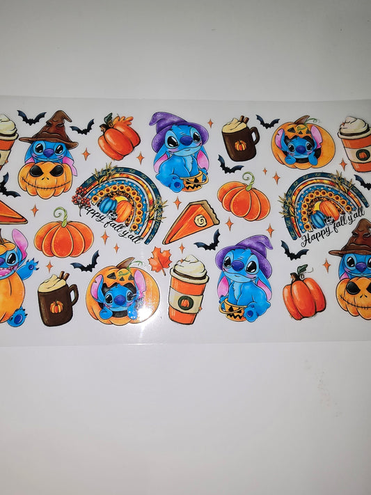 Blue guy & halloween