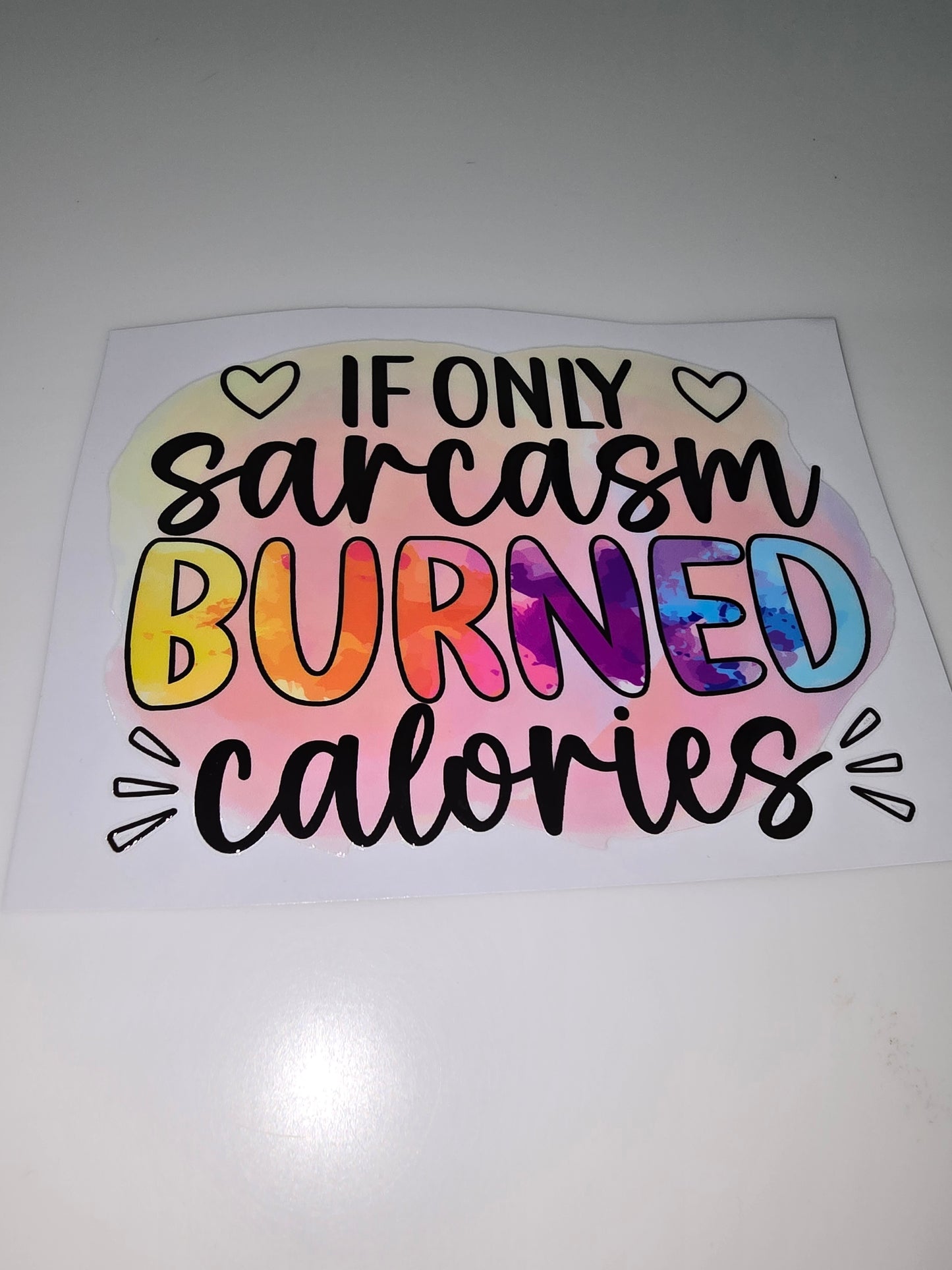 If only sarcasm burned calories