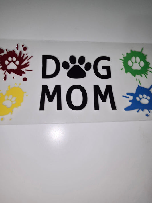 Dog Mom Paw Splat