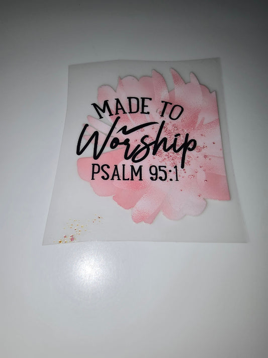 Made to worship