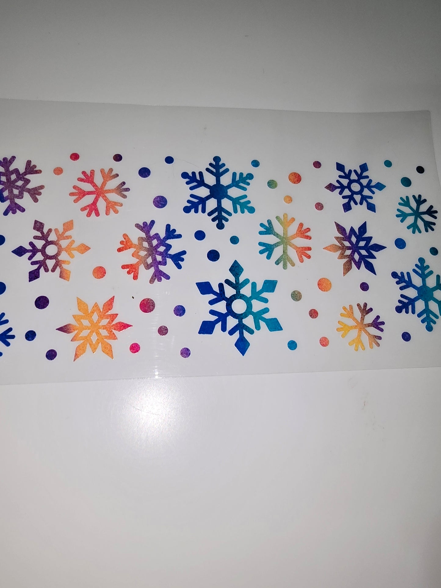 Rainbow Snowflakes