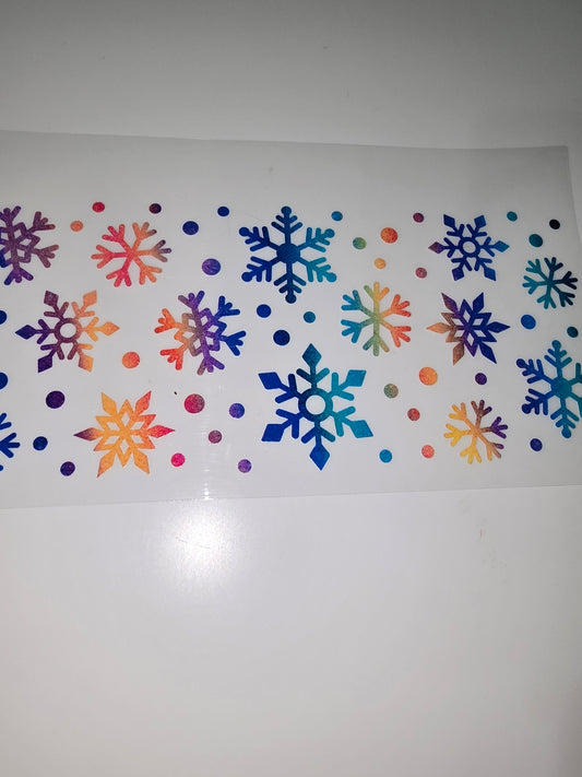 Rainbow Snowflakes