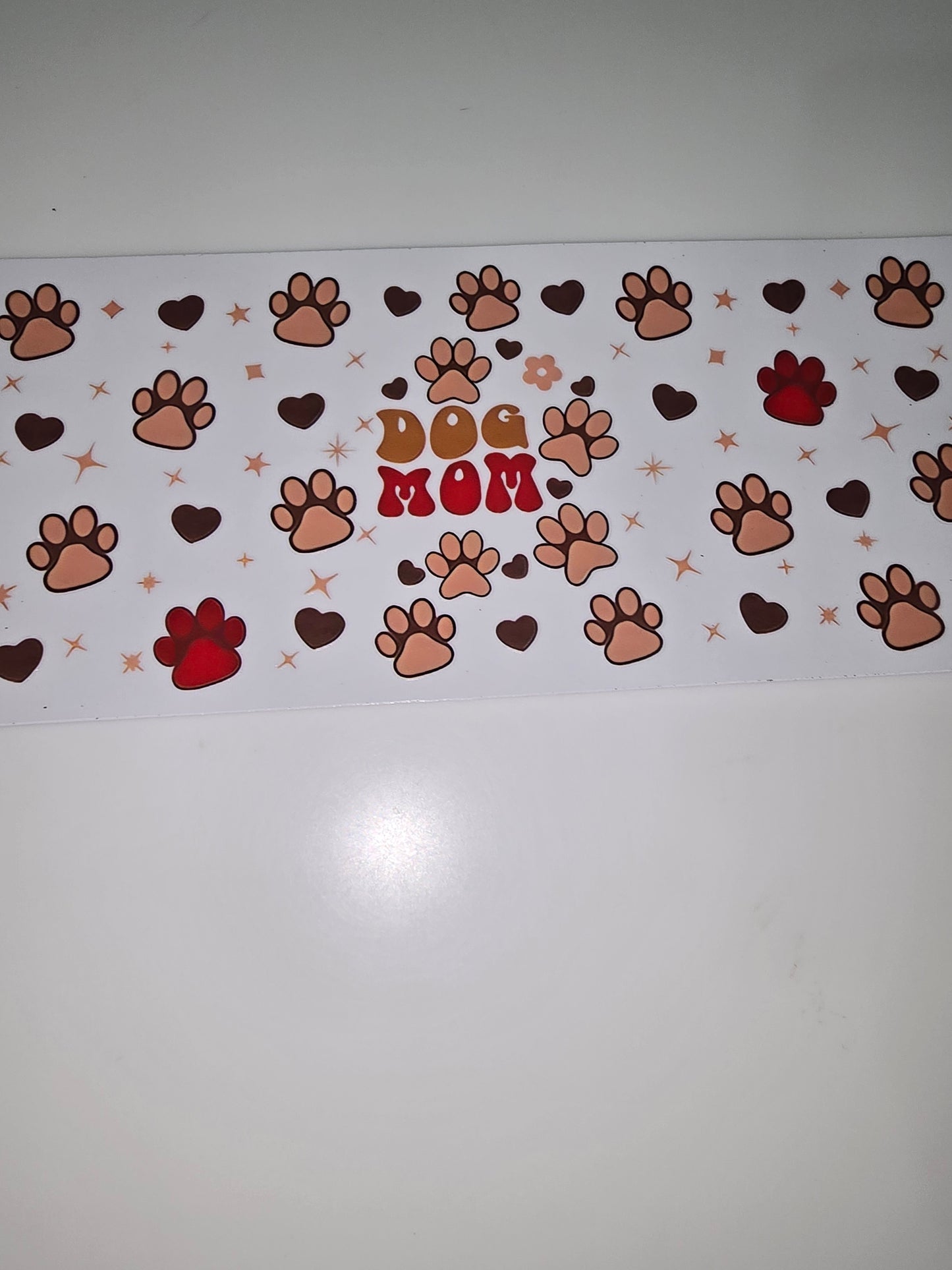 Dog Mom with paws