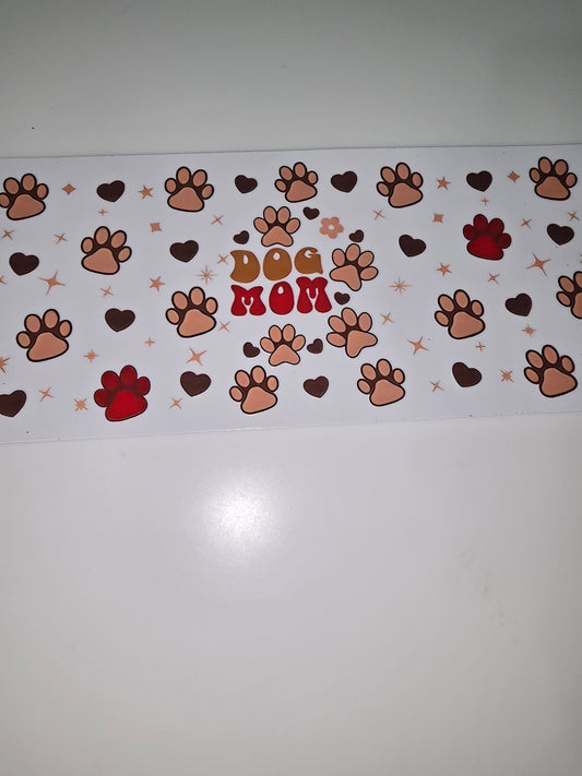 Dog Mom with paws