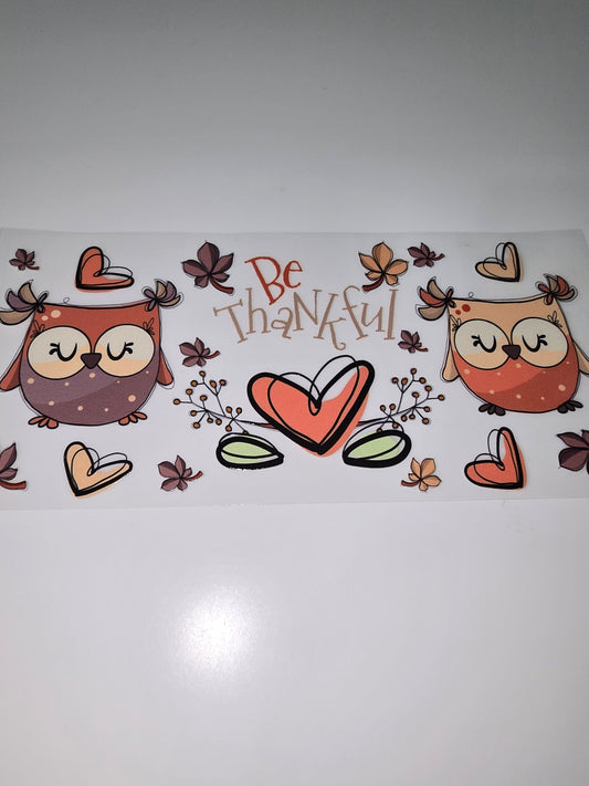 Be thankful