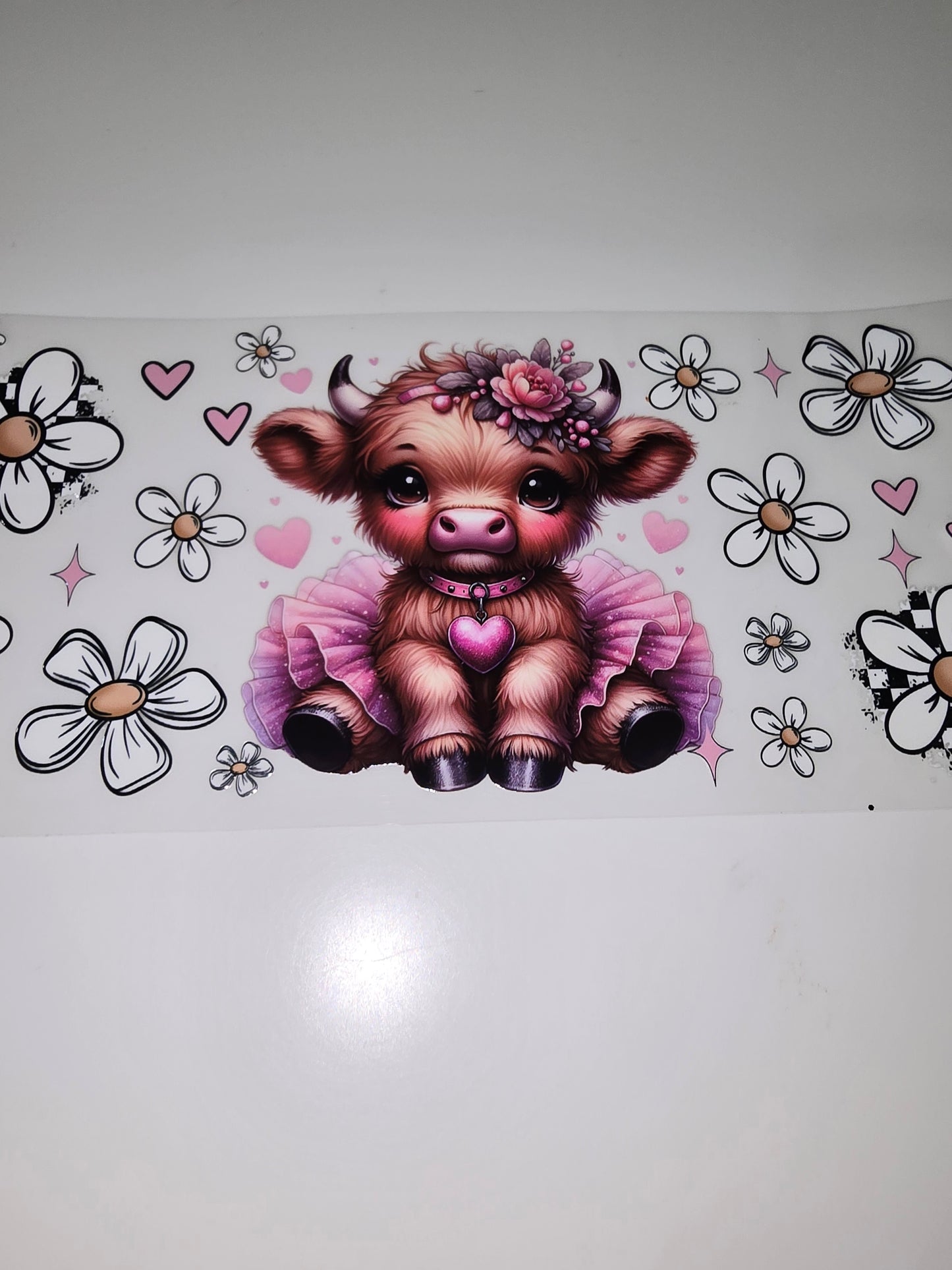 Pink Tutu Highland Cow