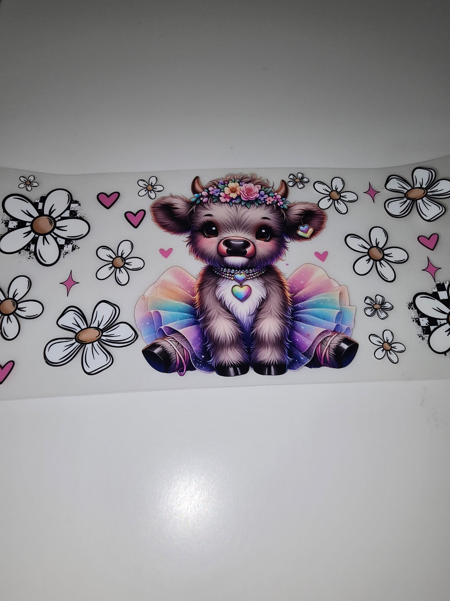 Rainbow Highland Cow 2