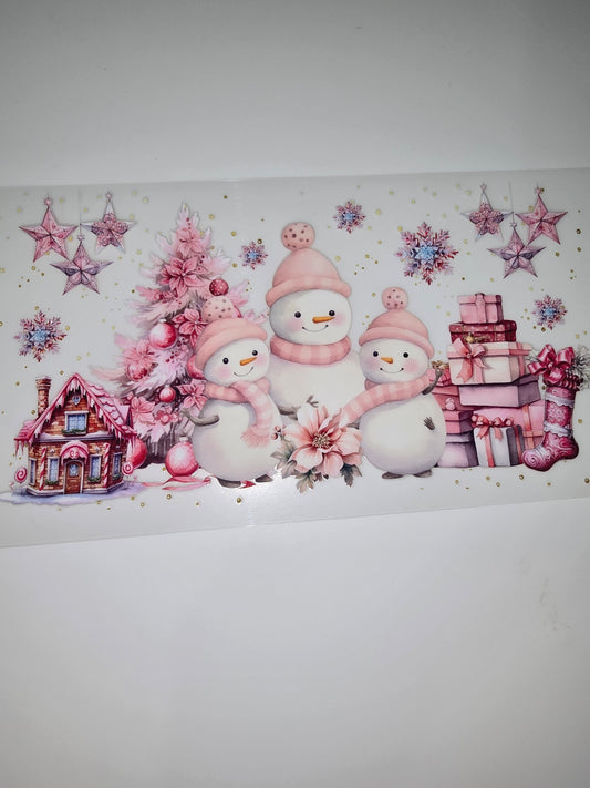 Pink Snowmen
