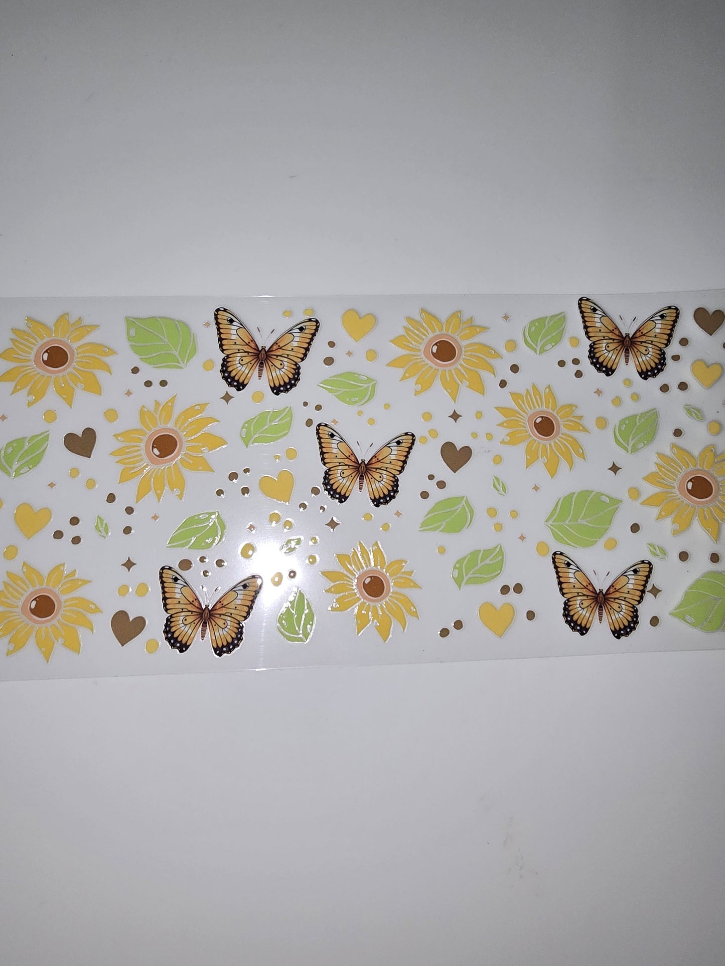 Butterfly & Sunflowers