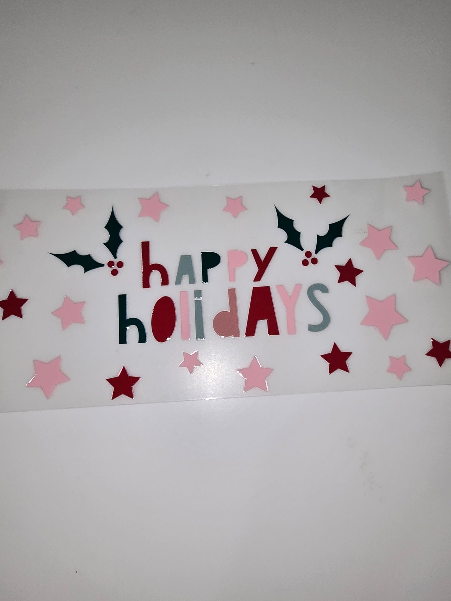 Happy Holidays and holly