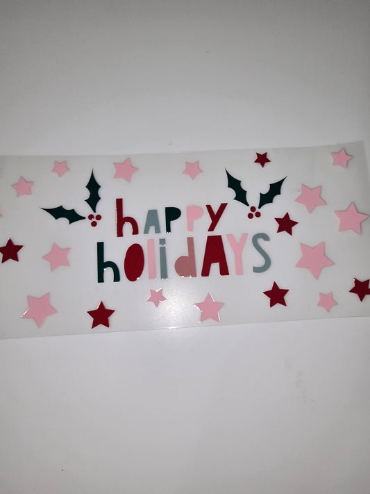 Happy Holidays and holly