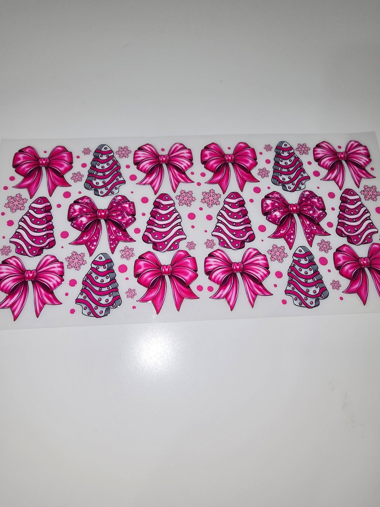 Pink Bows & Tree Cookies