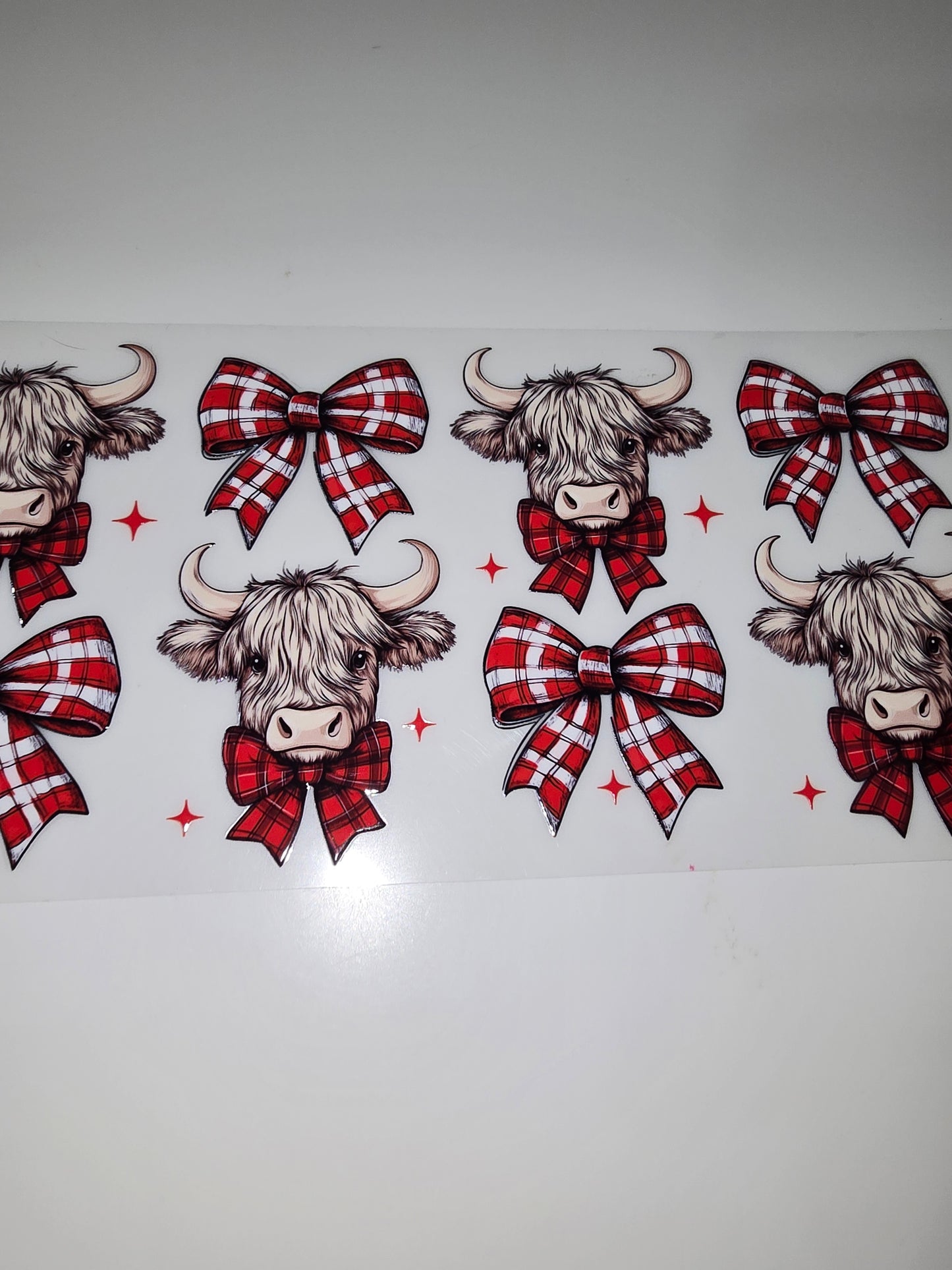 Cows & Plaid Bows