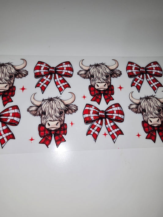 Cows & Plaid Bows