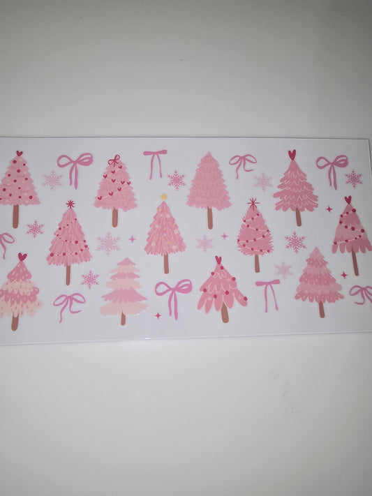 Pink trees and bows