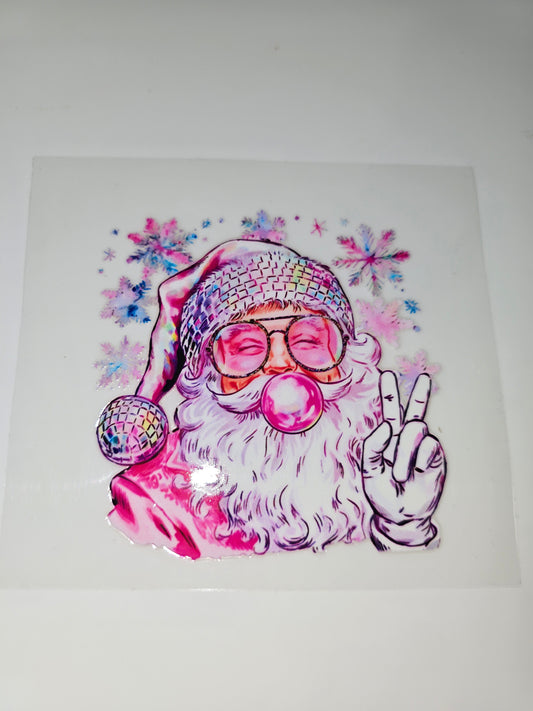 Snowflake Bubblegum Santa