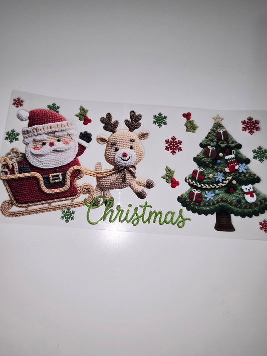 Vintage Santa & Rudolph