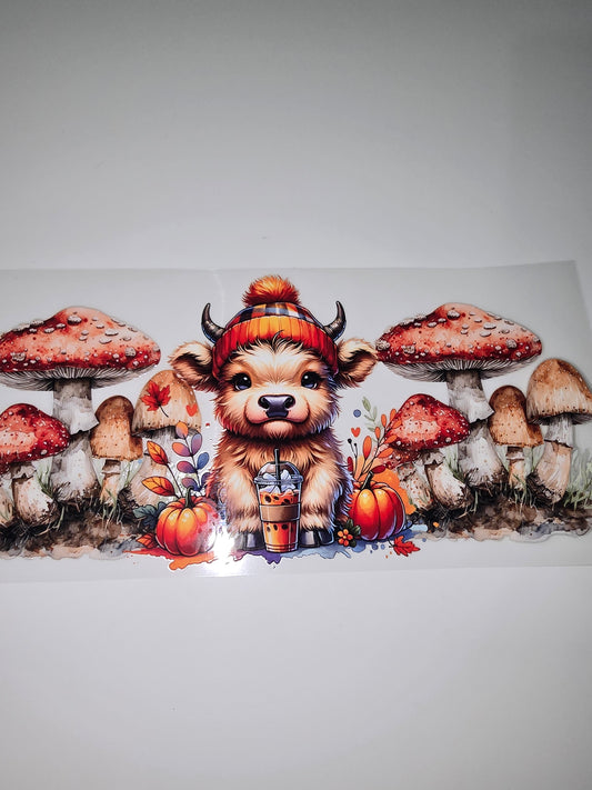 Cow & Mushrooms