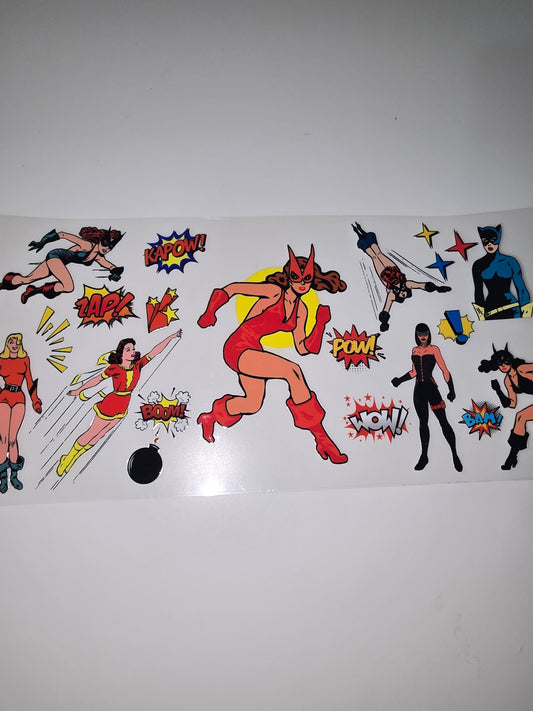 Vintage Comic Book Super Hero Women