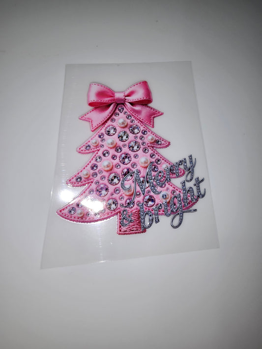 Merry & Bright Pink Tree