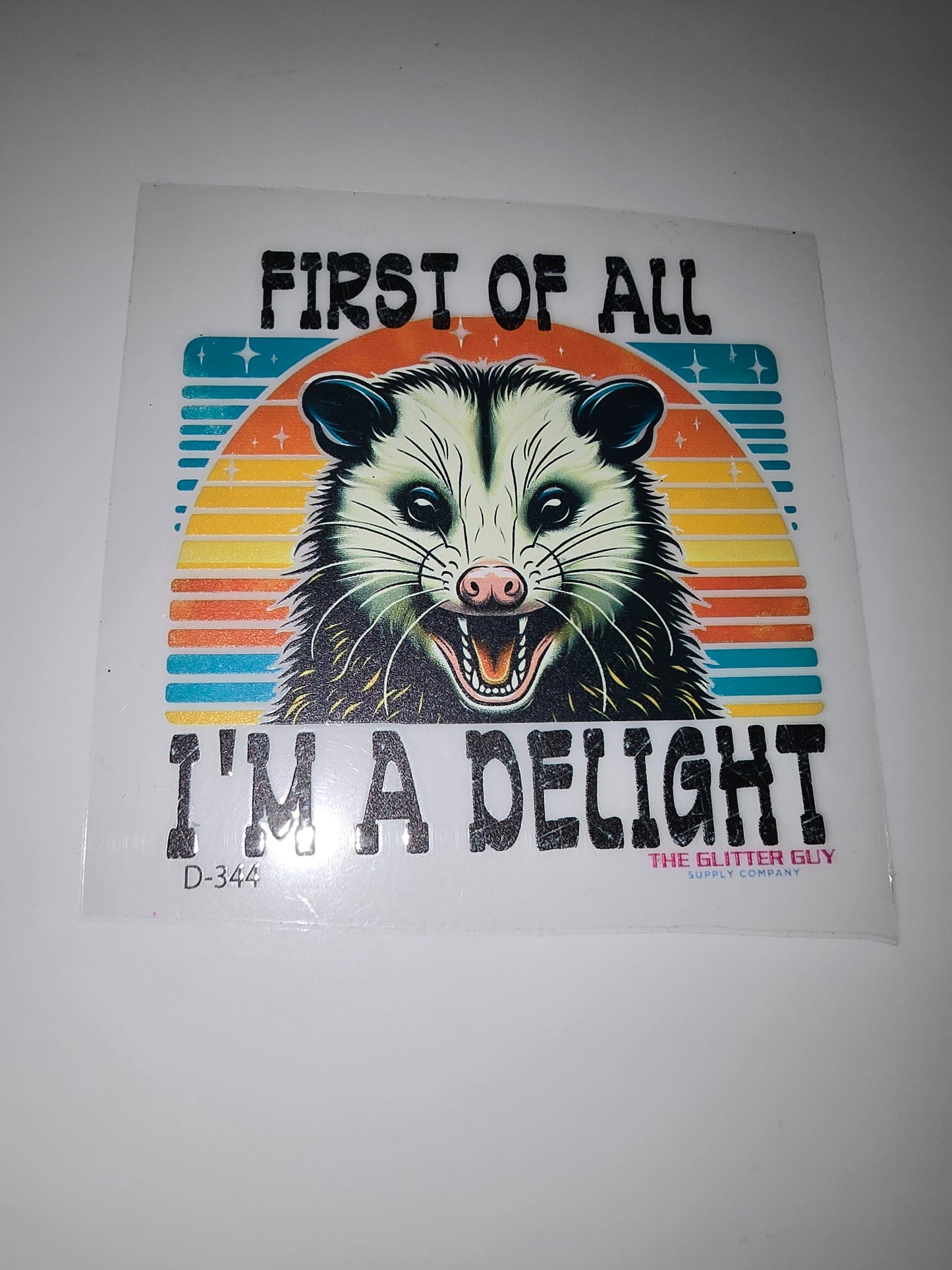 First of all, I'm a delight