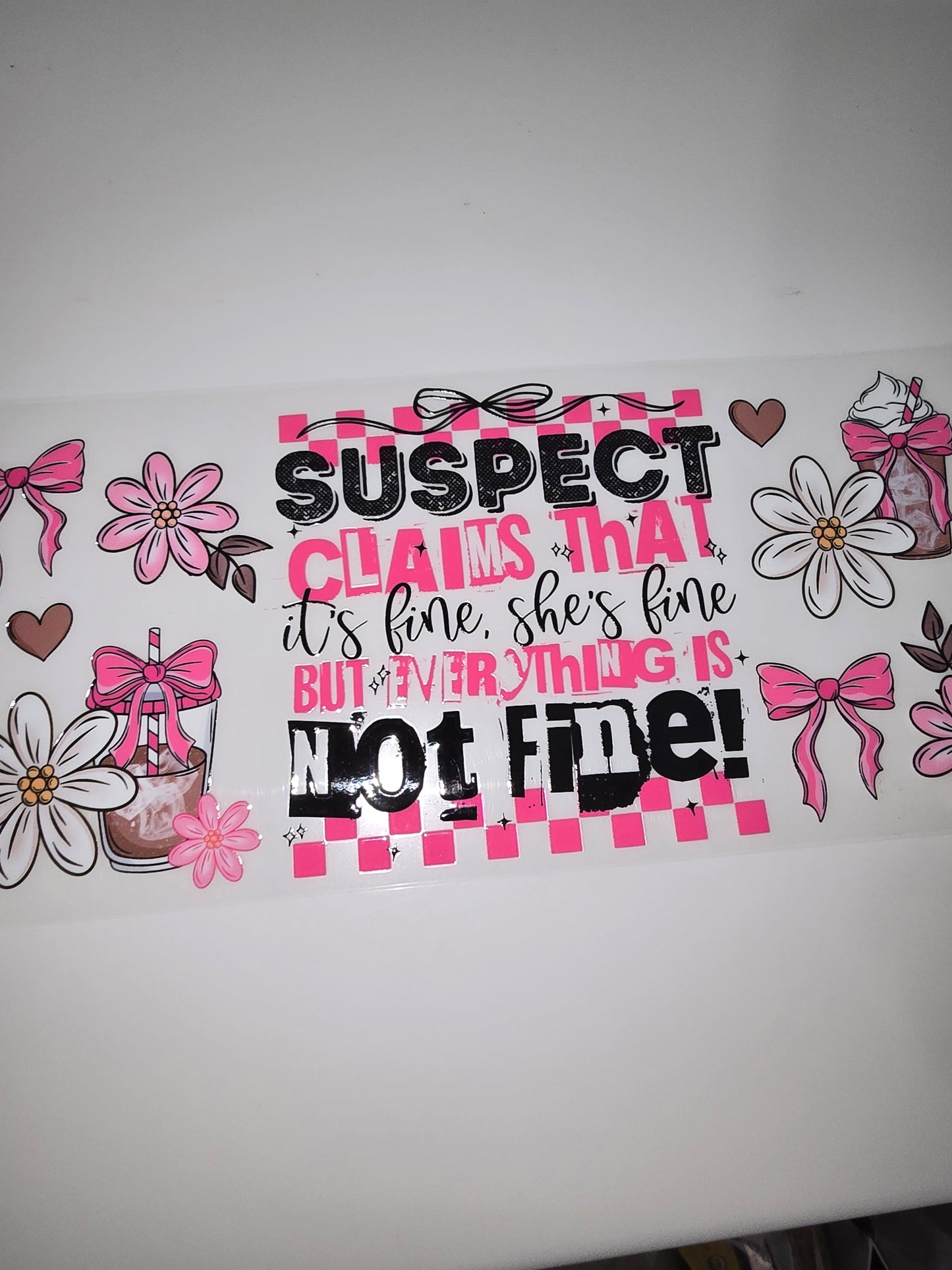 Suspect Claims She's Fine but she's NOT