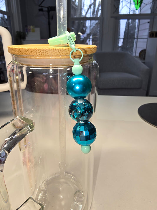 Teal Cup Charms