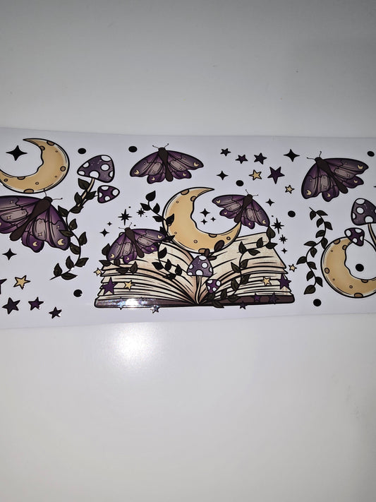 Book, moths, & moons