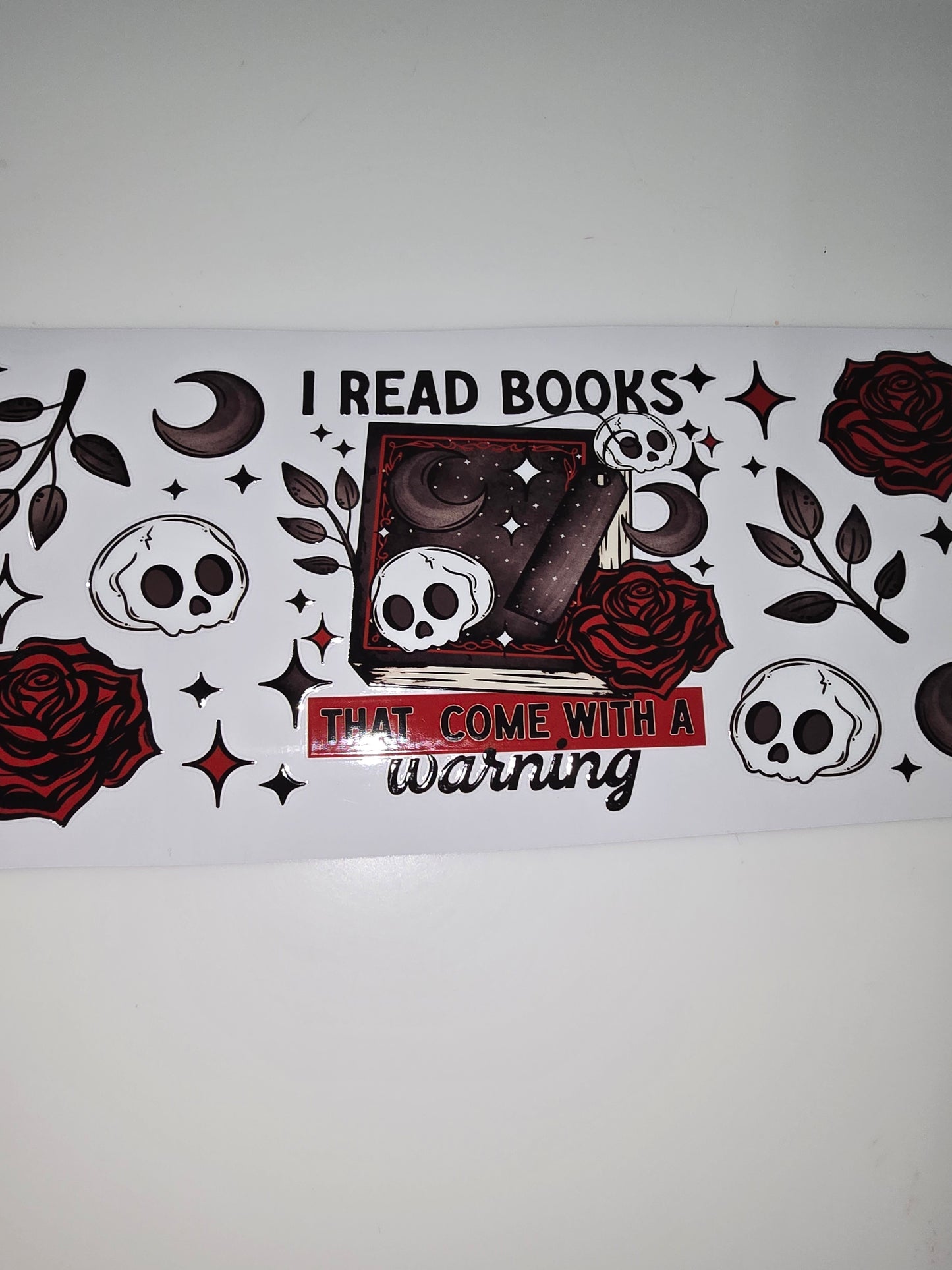 I read books that come with a warning