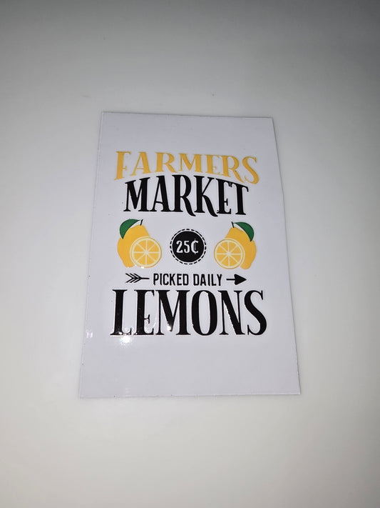 Farmers Market & Lemons
