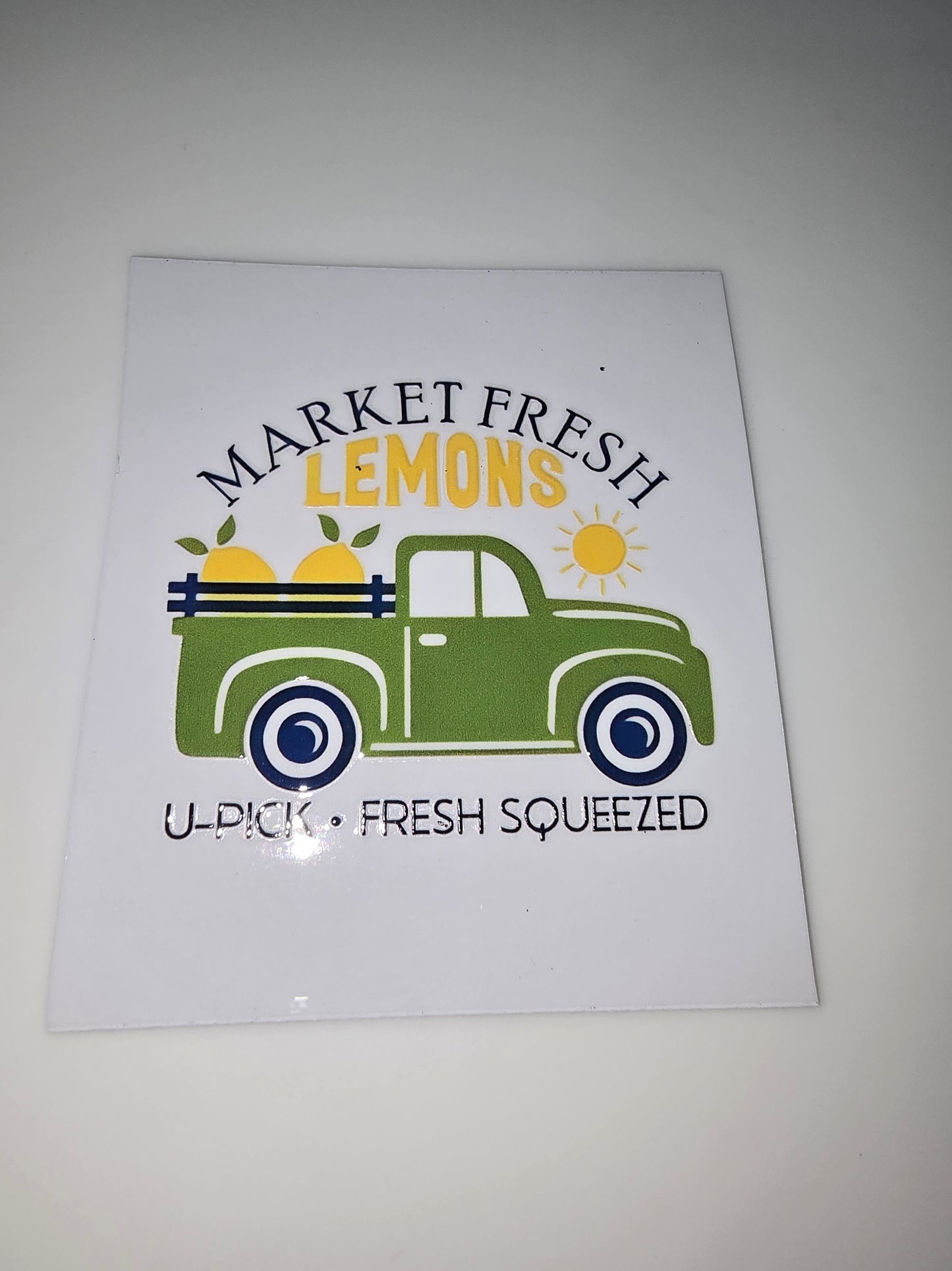 Market Fresh Lemons & Truck