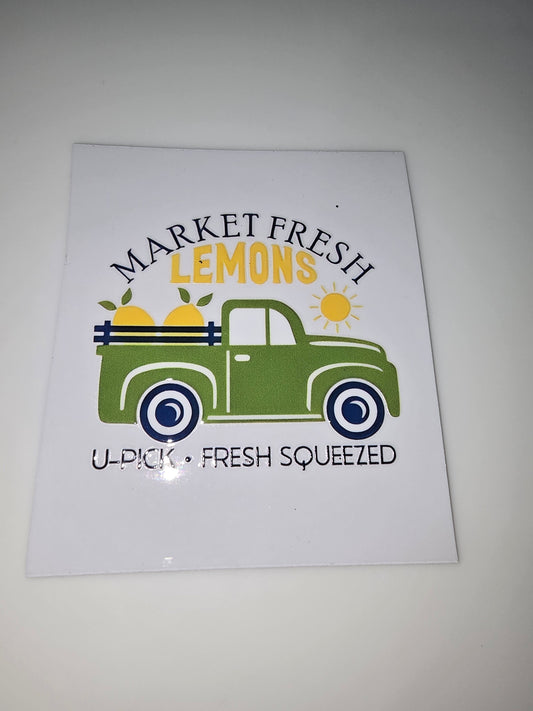 Market Fresh Lemons & Truck