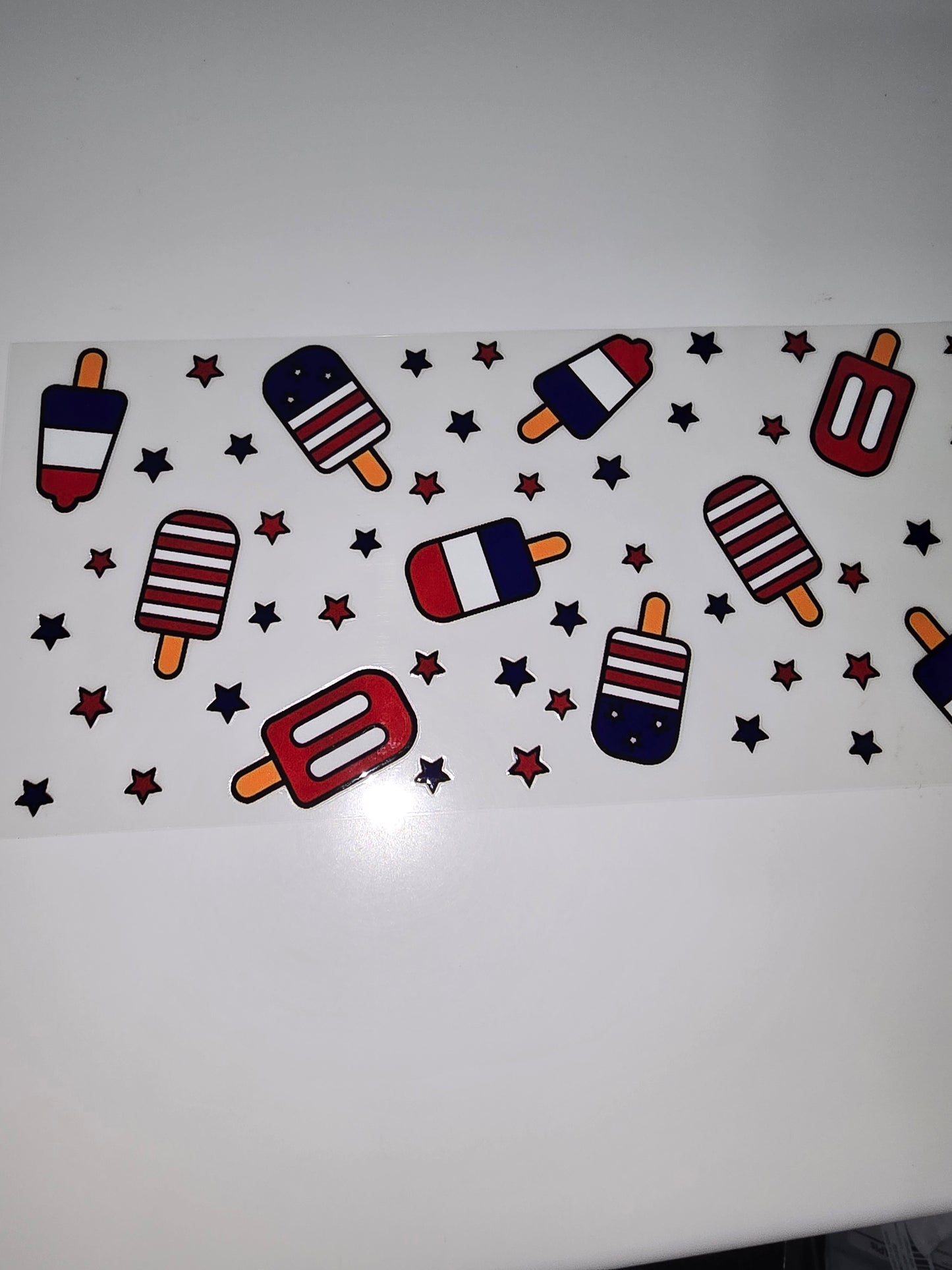 Red, White, & Blue Popsicles