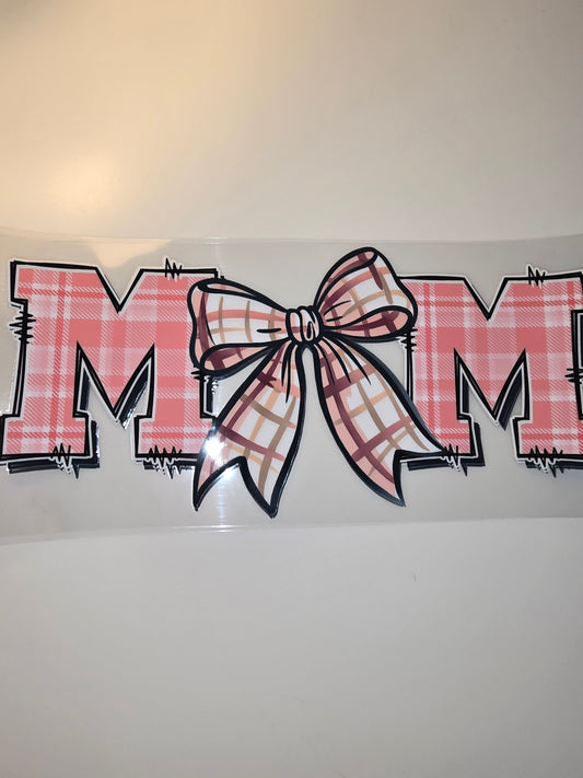 Mom & Plaid Bow