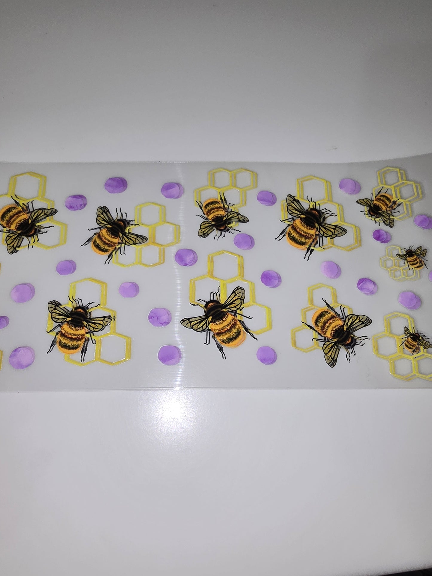 Bees and Purple Petals