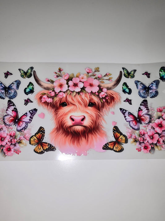 H Cow & Butterflies