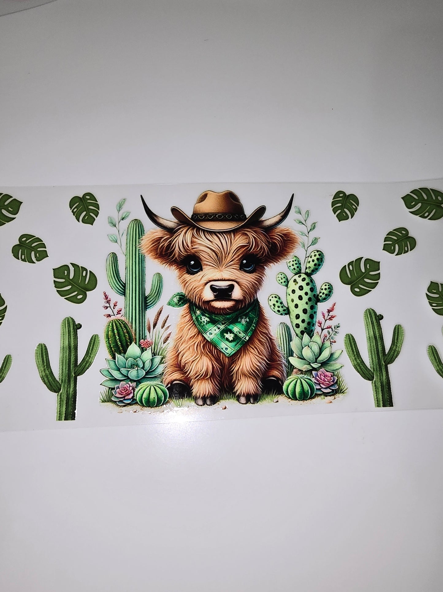 Baby Cow & Cactus