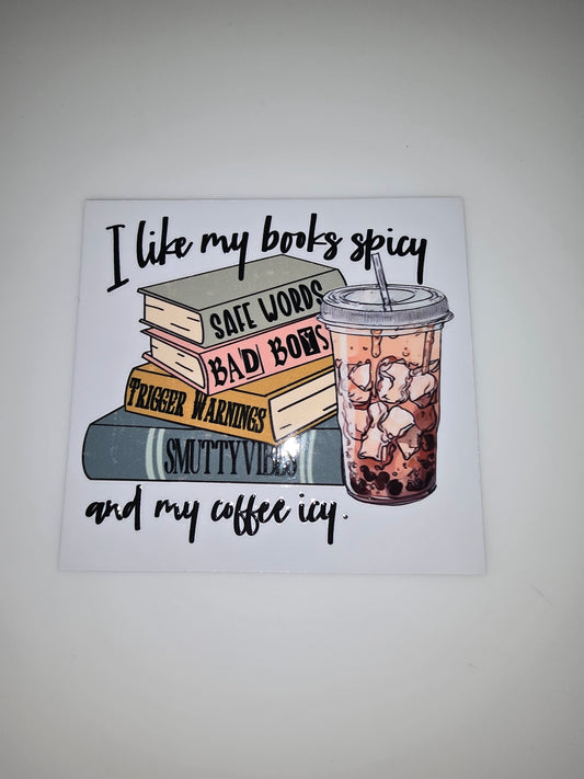 I like my books spicy and my coffee icy