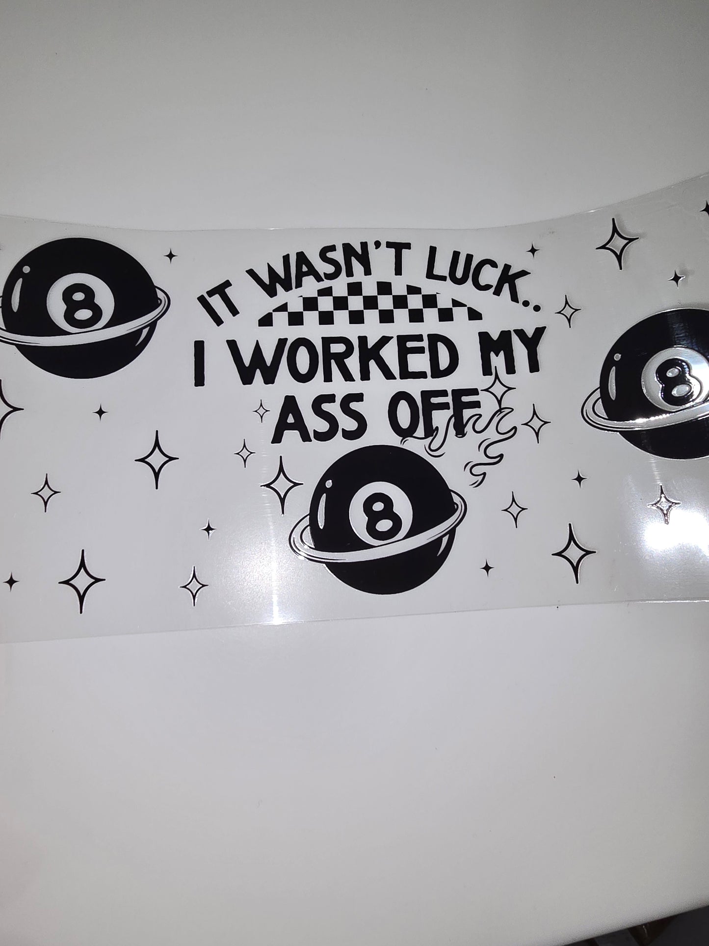 It wasn't luck, I worked my a$$ off