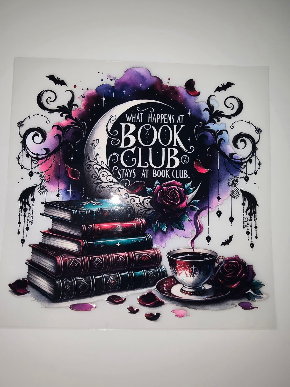What happens at Book Club Stays at Book Club