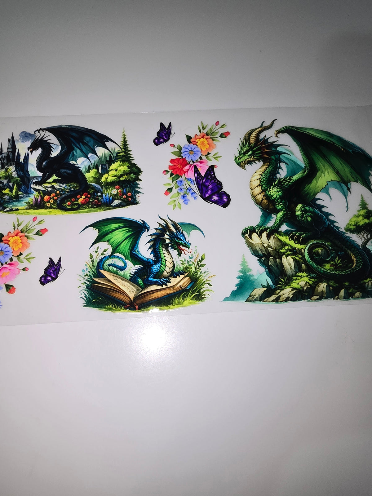 Dragon & Flowers