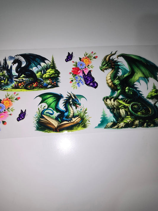 Dragon & Flowers