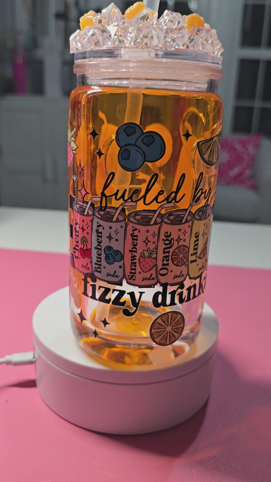 Orange Fizzie Drink Lava Cup