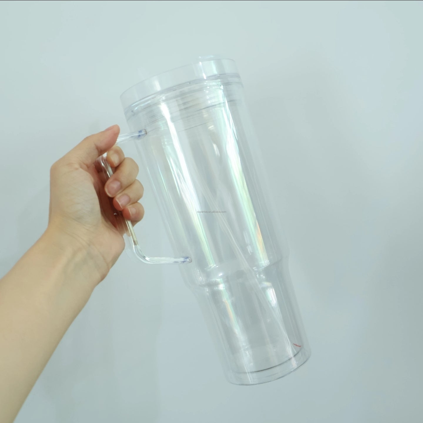 40 oz Acrylic Tumbler with Handle