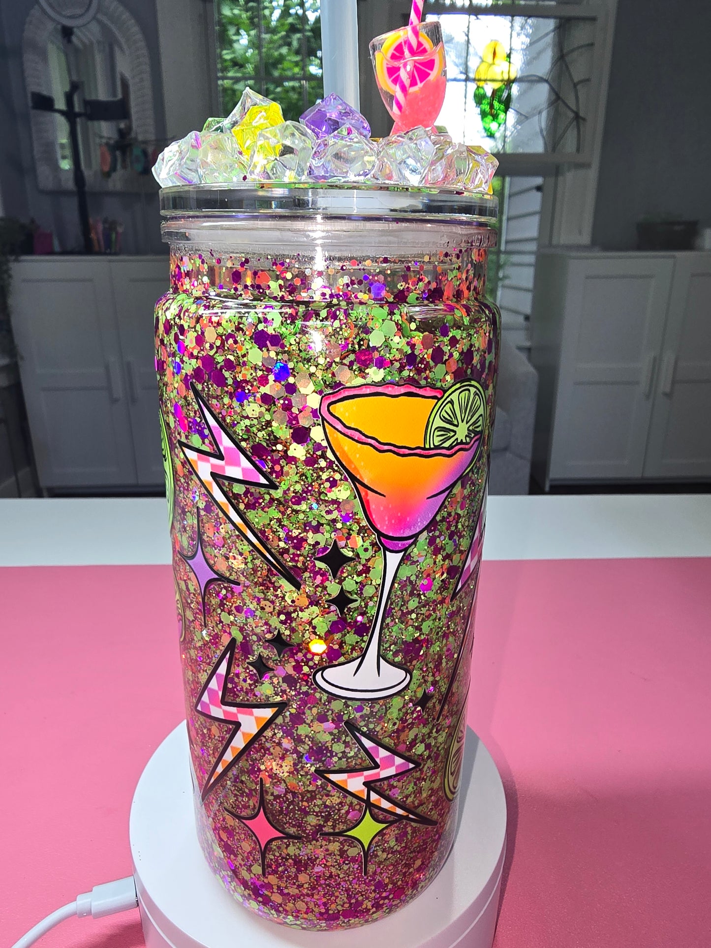 Tanned & Tipsy 20 oz Acrylic Tumbler
