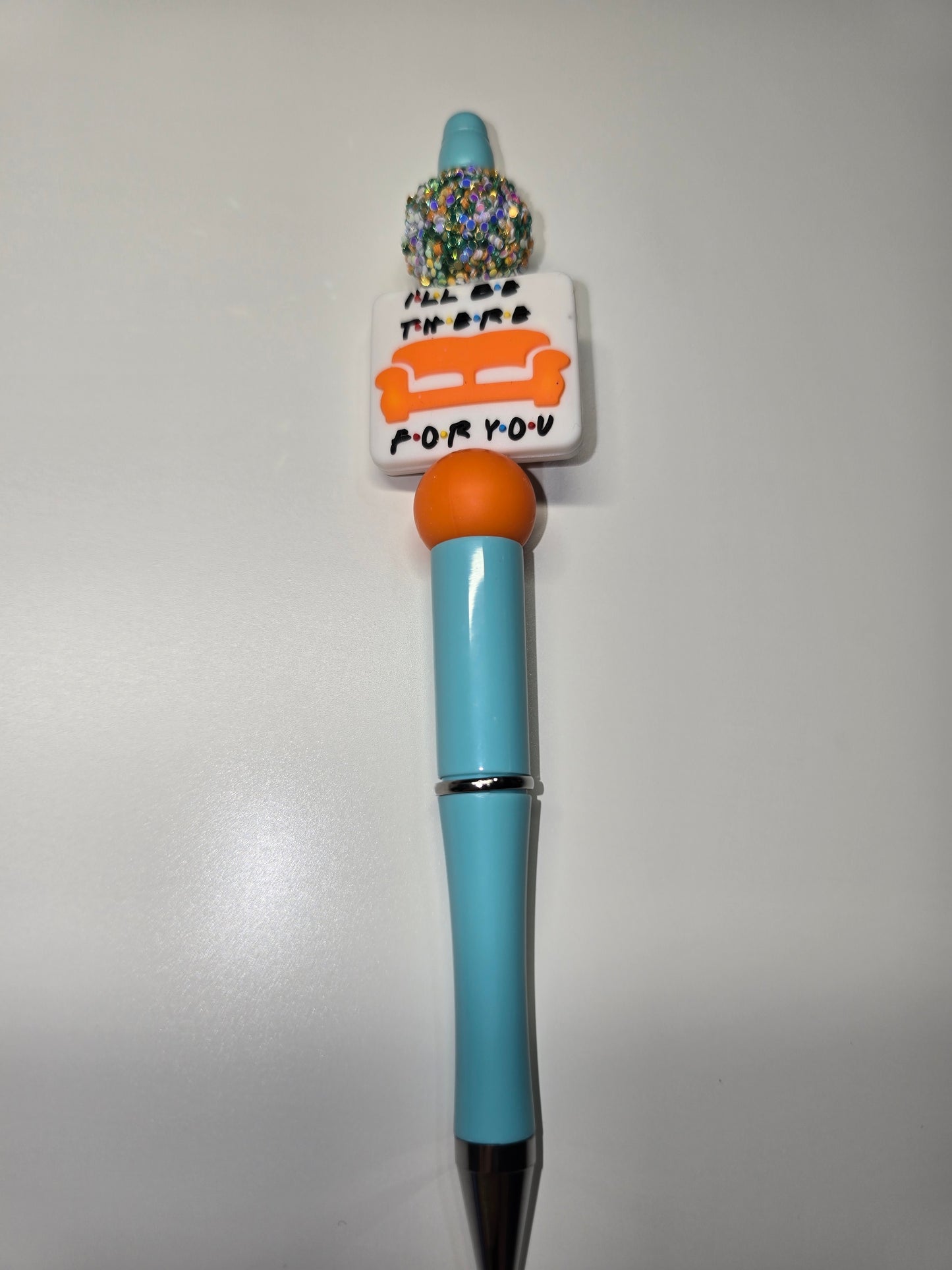 I'll be there for you, Orange & Blue pen