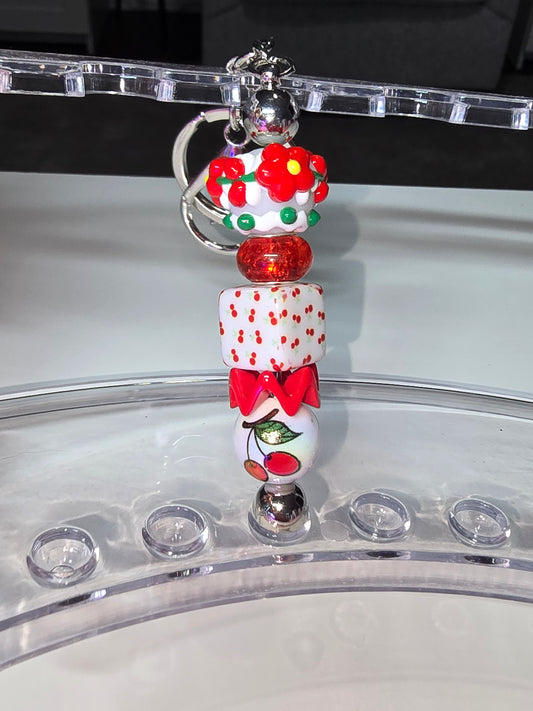 Cherries Keychain