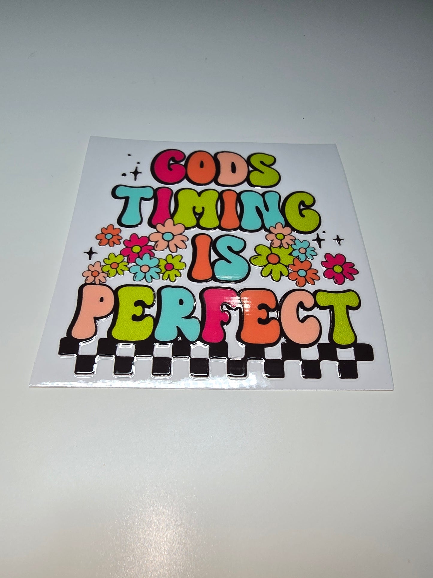 God's timing is perfect
